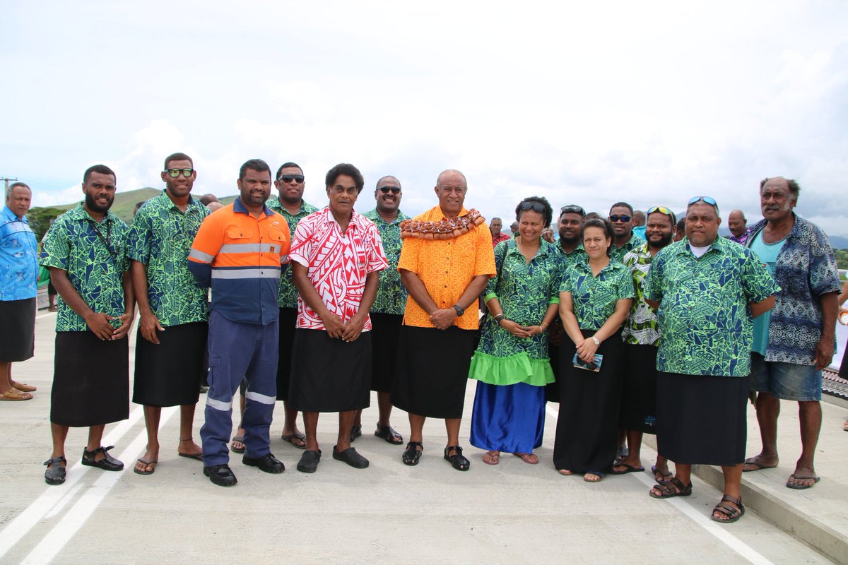 Fiji Roads Authority on Twitter "The Minister for publicworksfiji Hon. Ro Filipe Tuisawau