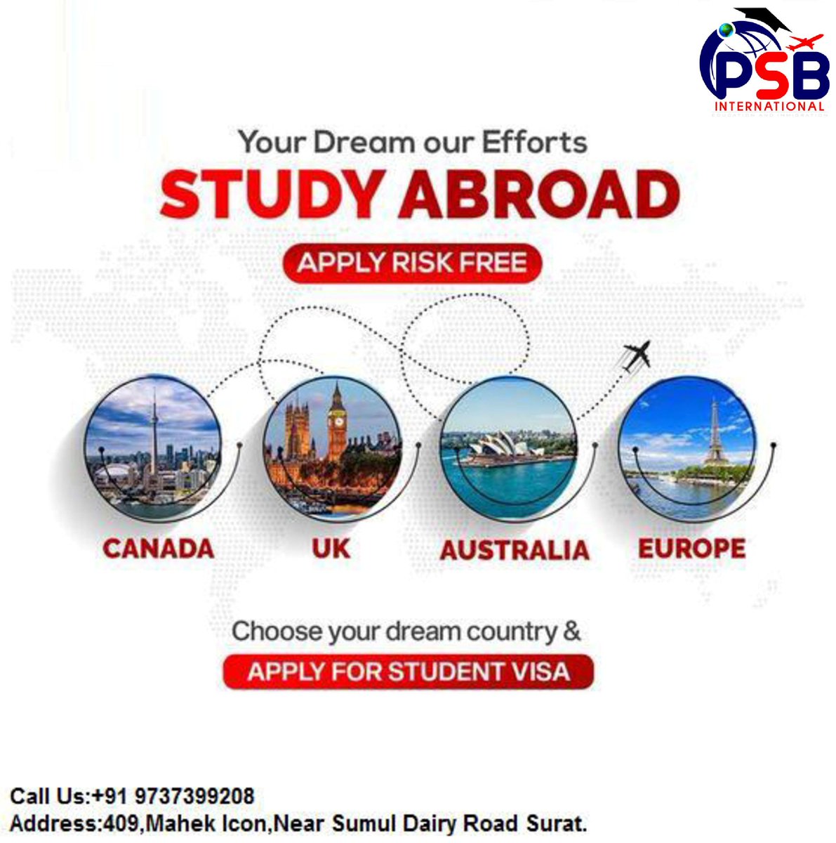 PSBInternation2's tweet image. #achieveyourdreams#uk#canada#australia#
#newzealand#europe#
#chooseyourself#yourdreamcountry#norisk#
#studentlife#studyvisa##studyabroad#withoutielts##fasterprocess#hurryupcandidate#
#psbinternational#