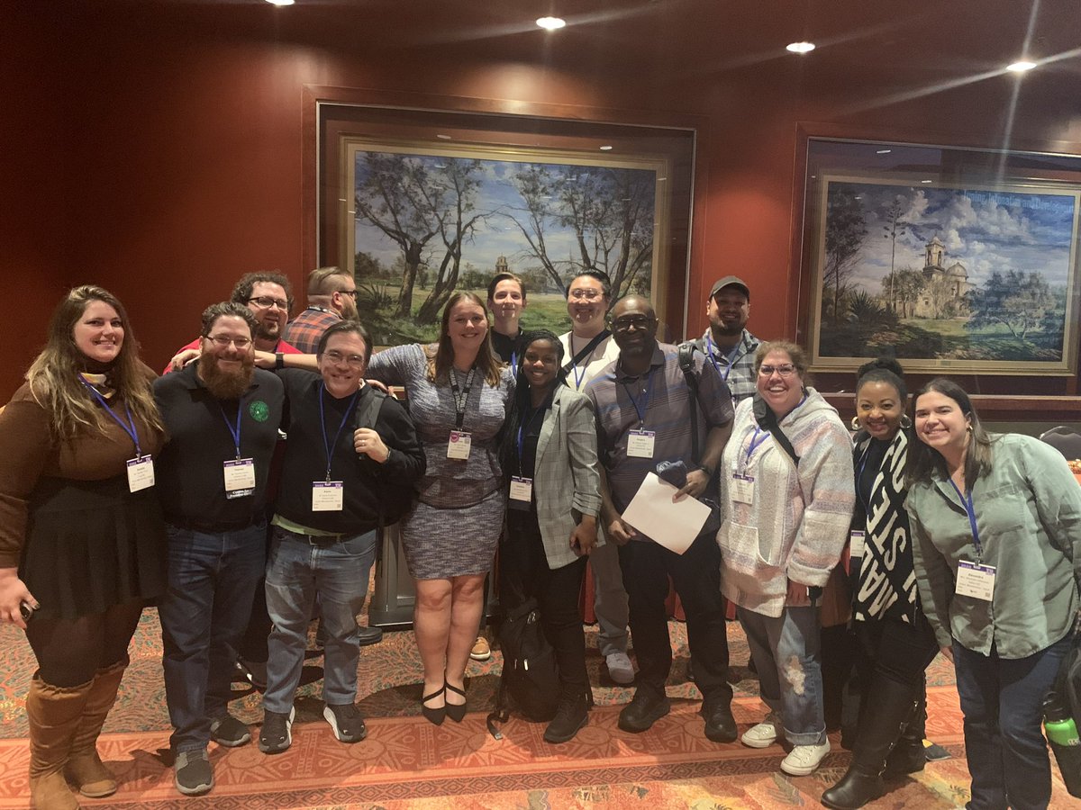 stillfightinit's tweet photo. Honored to present with my best friend and saxophone colleague @khvtch. Thank you to our other bestie, Brett Penshorn, for presiding. Special shout-out to my Dallas ISD Directors for coming to support. You guys are amazing! Happy TMEA to all! #saxophone #TMEA2023 https://t.co/rfeLtkn6Iy