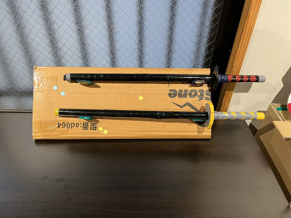 SkysLimit0310's tweet photo. 器用な看護師さんにより作品集😀

楽器シリーズの第二弾はギター🎸出来たその日から、歌に合わせて演奏してくれました♪

おもちゃの収納棚も、刀を飾る棚も作ってくれました✌️

#放課後等デイサービス #放デイ #児童���達支援 #児発 #SkystheLimit #桜ノ宮 #重症心身障がい児 #重心 #重症児 #都島区 https://t.co/nFYpWz4GHg