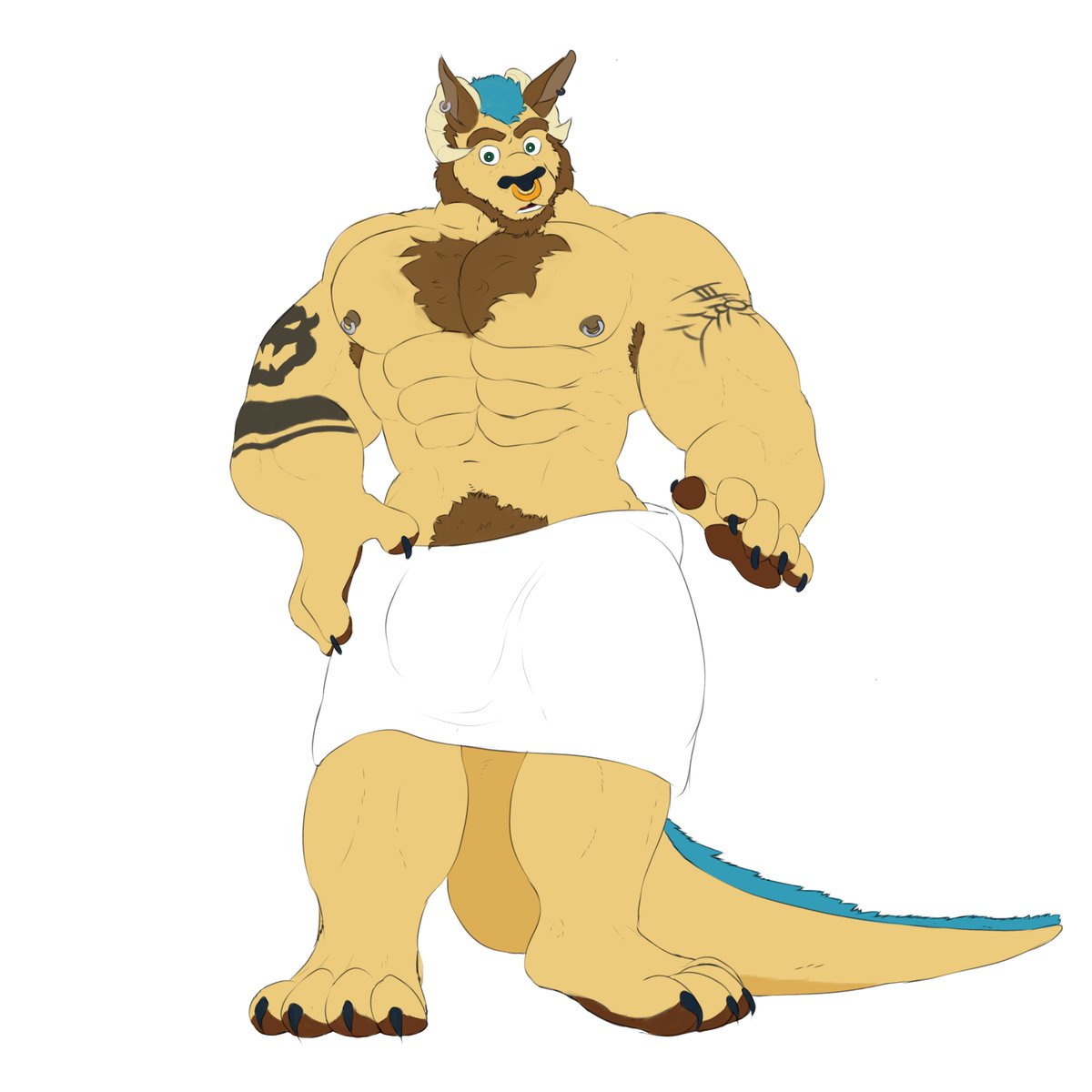 comision para: ( <a href="/RufusRooskram/">Rufus, the horned kangaroo</a>  )

ups! entre en mal momento?👀
(haha que curioso quedo bro, me encanto dibujarlo)

.

.
#drawing #dibujo #furry #bara #dog #art #comission