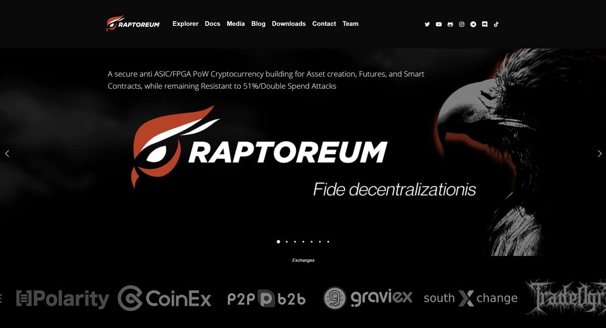 RaptoreumPH's tweet photo. Ang com website ay na-refresh na ngayon at mukhang sobrang talas

Makakakita ka rin ng pahina ng koponan at mga pag-download

Mabuhay ang $RTM

👉https://t.co/5o5akqTQWN🦅 https://t.co/CevXILveSH