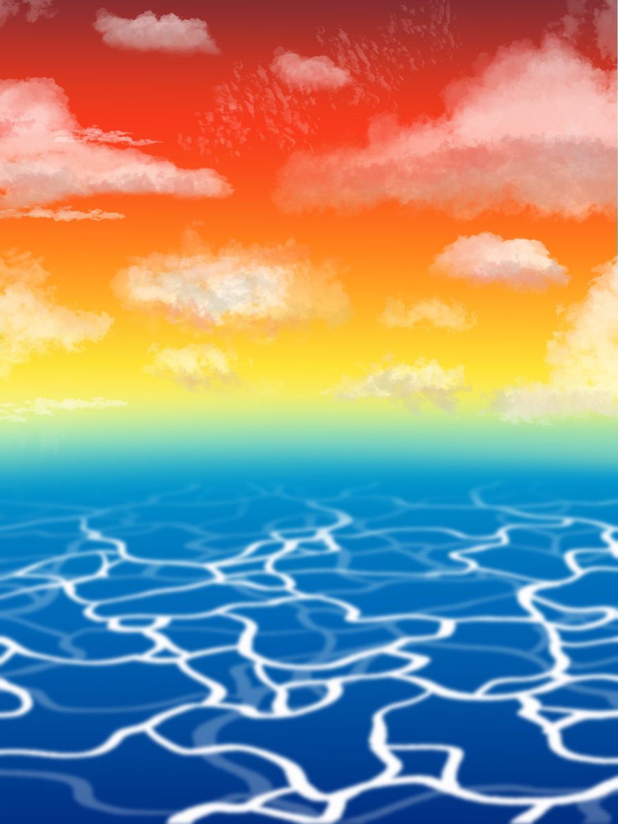 AE_rthC's tweet photo. 夕日と海
波紋が難しい〜(T ^ T)

#背景 #夕日 #海 #デジタル #デジタルイラスト https://t.co/xH6ZhNAt92