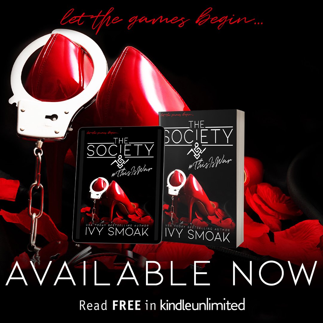 The Society #ThisisWar, the gripping and highly-anticipated second book in The Society Series from USA Today, Wall Street Journal and #1Amazon bestselling author <a href="/IvySmoakAuthor/">Ivy Smoak</a> is available now!!
Amazon: bit.ly/3X3x9LU
Amazon Worldwide: mybook.to/O7ZFQK