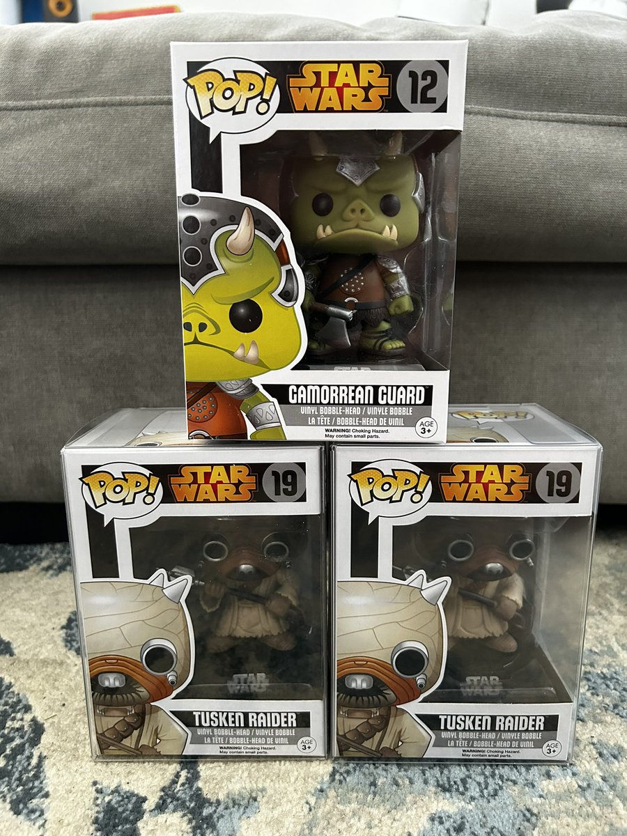 Smccauley075's tweet photo. New additions to my collection #starwars #TheCloneWars #stormtrooper #chewbacca #tuskenraider #sandtrooper #commandercody #anakinskywalker #darthmaul #DarthVader #majordomo #gamorreanguard #wookie #tarfful #emperorpalpatine #TheBookOfBobaFett #ROTJ #ROTS https://t.co/lEPsfR1hpS