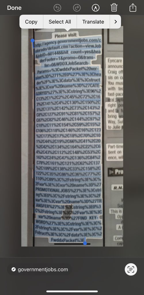 connyb's tweet image. If only the photo had been less blurry 😅 #iOS #LiveText #OCR