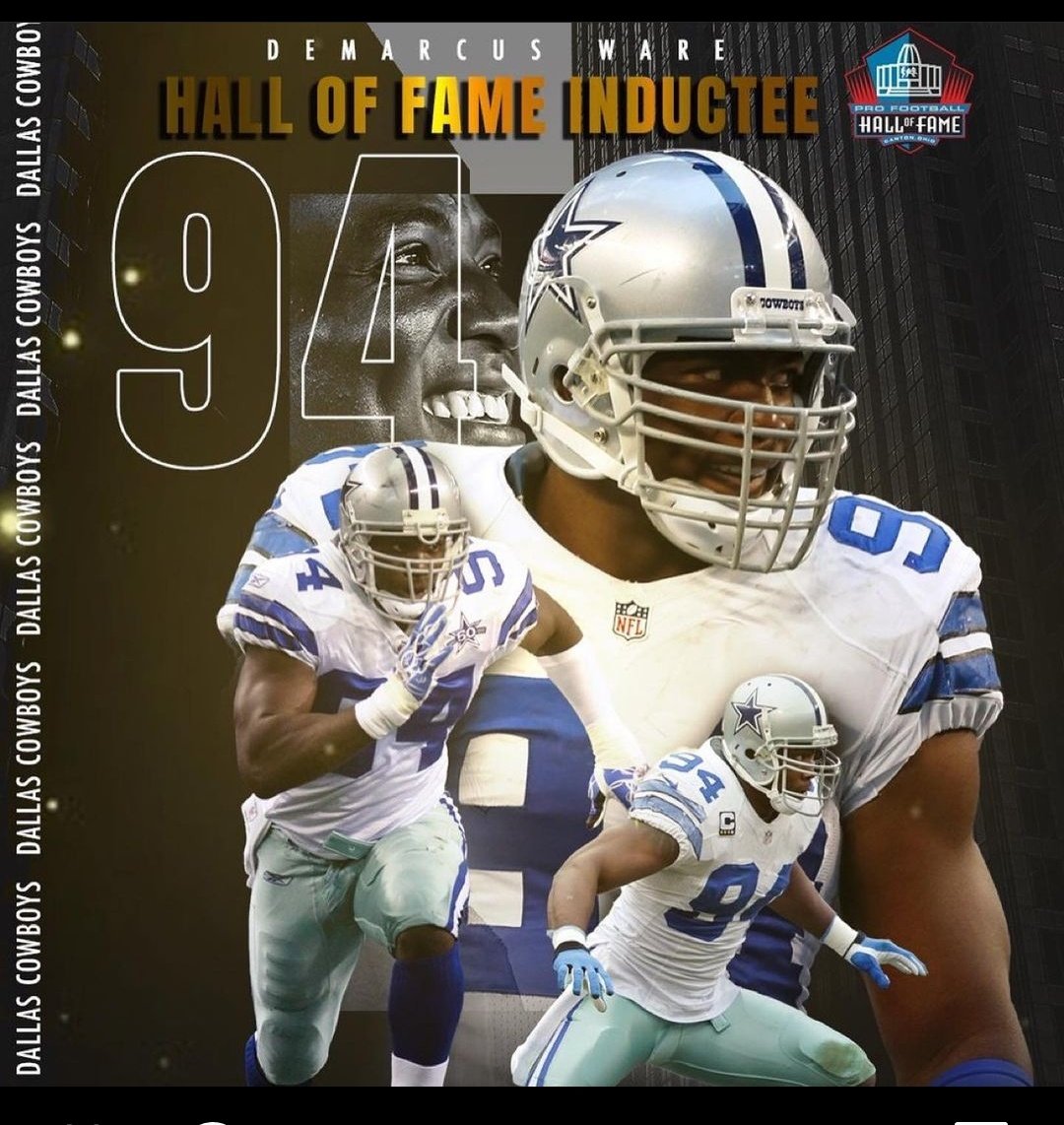 ruggiero_53's tweet photo. Merecidísimo lugar en Canton para D-Ware. Sin duda debe ser uno de los tres mejores jugadores de los cowboys en los últimos 20 años. #HallOfFame #bwareofdware #DallasCowboys #NFLHonors2023 https://t.co/CdzaSD1qfk