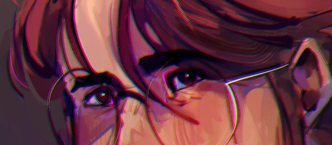 my eyes aren't as detailed   