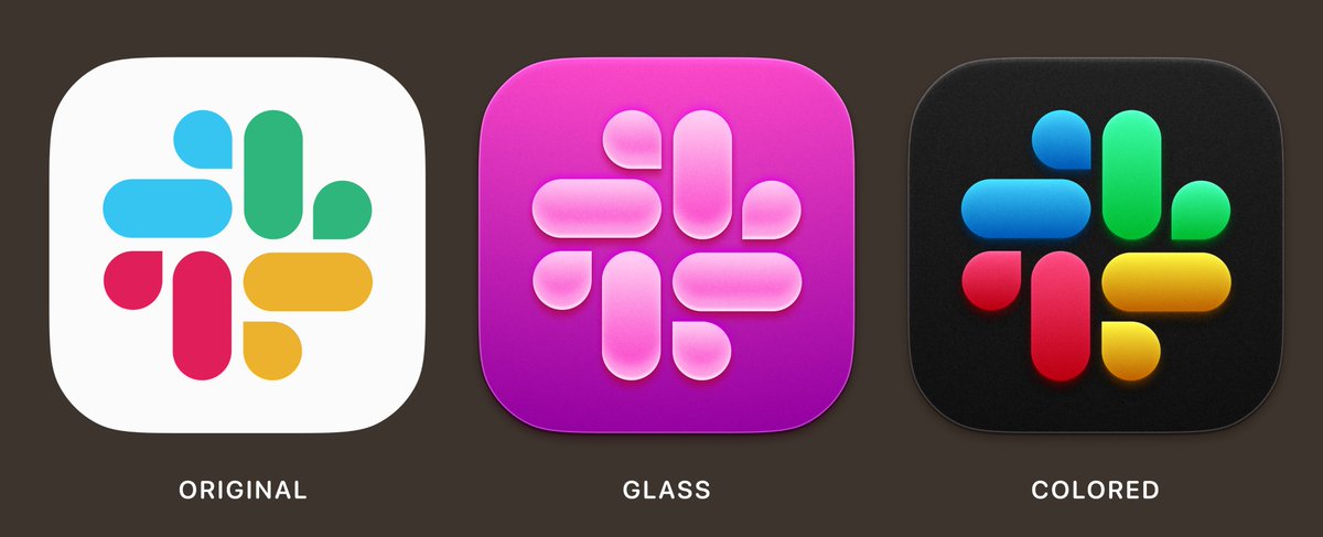 PaliwalSparsh's tweet photo. I tried redesigning #Slack's flat icon for #MacOS to bring a touch of skeuomorphism and improve its integration with the MacOS system icons. #UI #UXDesign #MacOSDesign #SlackDesign #Icons
Also, tried creating a glassy icon for Slack. Would love your feedback π https://t.co/Vk72almwAV