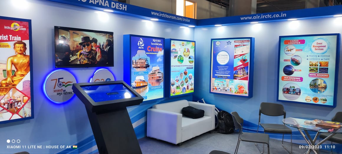 IRCTCofficial's tweet photo. Meet us at Hall No. 9, Stall No. A-04, India Expo Mart, Greater Noida. 

#SATTE2023 https://t.co/XjhS2NrVl4