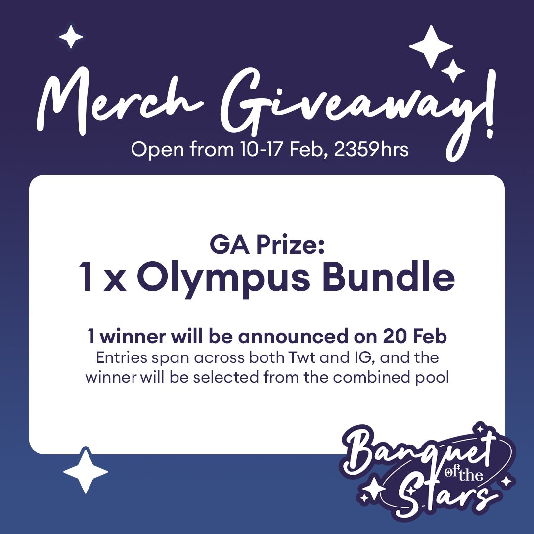 omniscient_SG's tweet photo. [GIVEAWAY 🌟] we're excited to announce a giveaway of our olympus bundle! 
✨ 10 Feb - 17 Feb 23:59 GMT+8
✨ follow, like and RT this post!
✨ twt and ig entries will be compiled, so head over to our ig to increase your chances 😉

#orv #orvbots_sg

⬇️more details below! https://t.co/SbPSvTBnH8