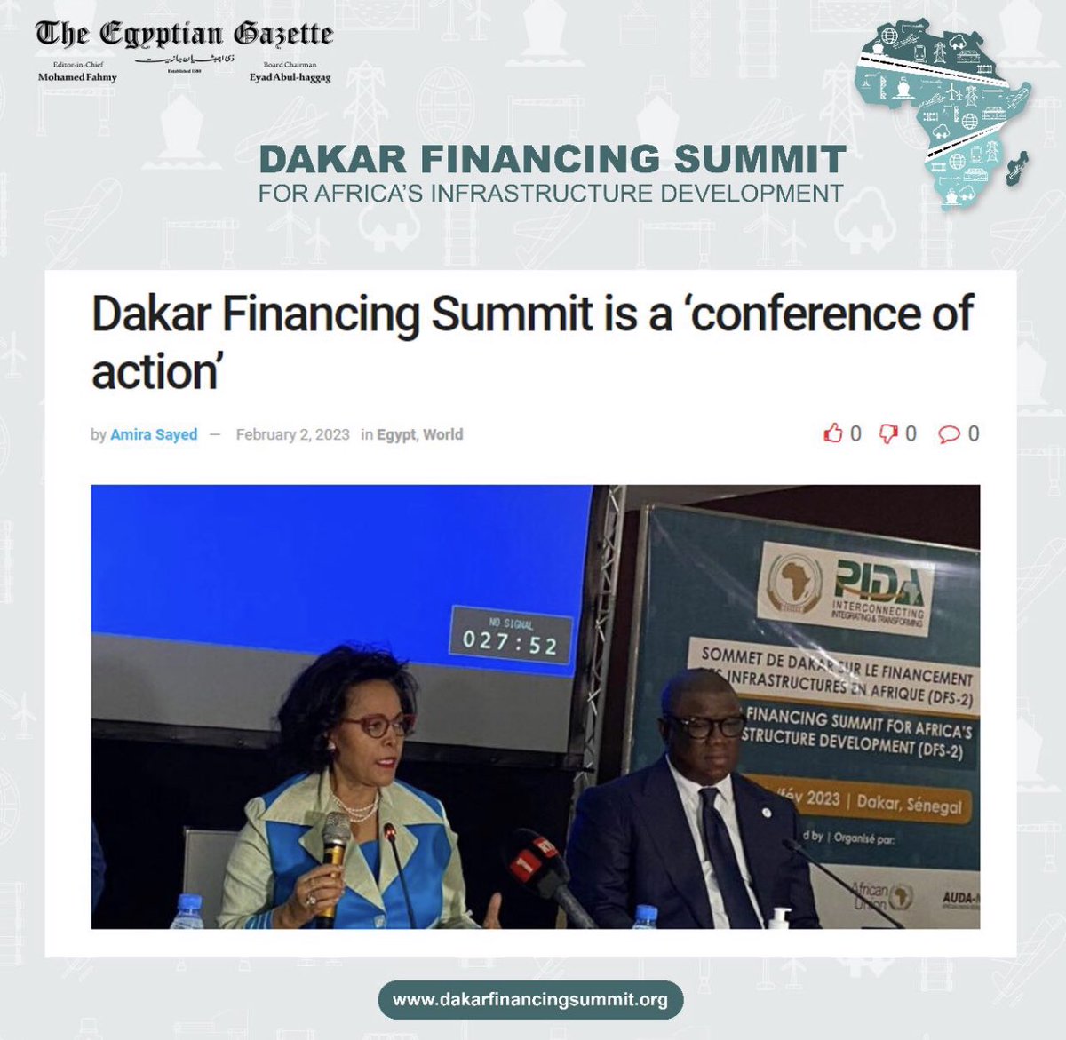 2nd_DFS's tweet image. “Developing infrastructure is a must to serve people as there’s no life without infrastructure.” - CEO of AUDA-NEPAD Nardos Bekele-Thomas

bit.ly/3JYUyLC

#2ndDFS #2DFS