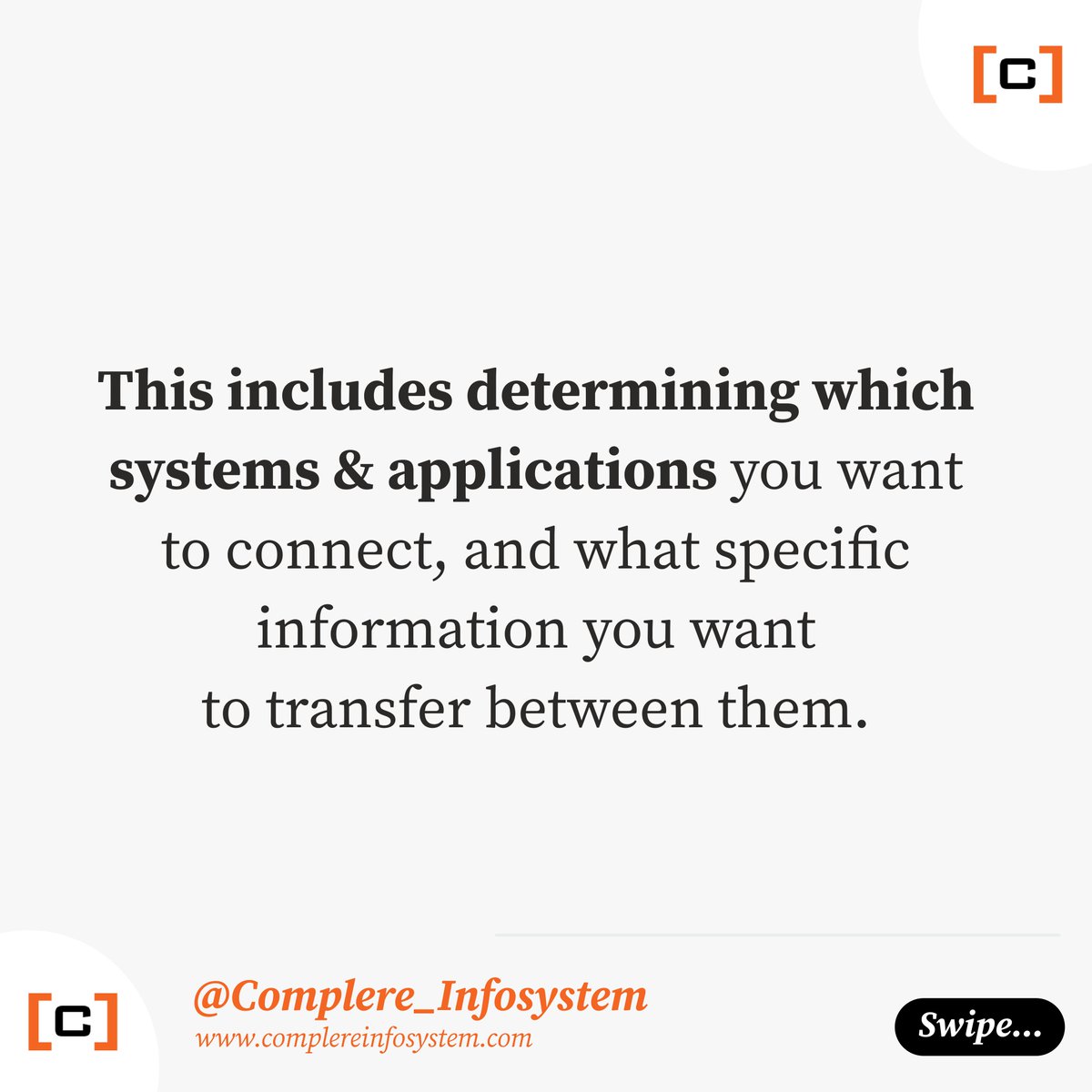 ComplereLimited's tweet photo. #IntegrationScope #ProjectManagement #RequirementsGathering #ScopeDefinition #DataIntegration #SystemsIntegration #WorkflowAutomation #ProcessImprovement #BusinessGoals #Collaboration #StakeholderEngagement https://t.co/0ZXghVFsce