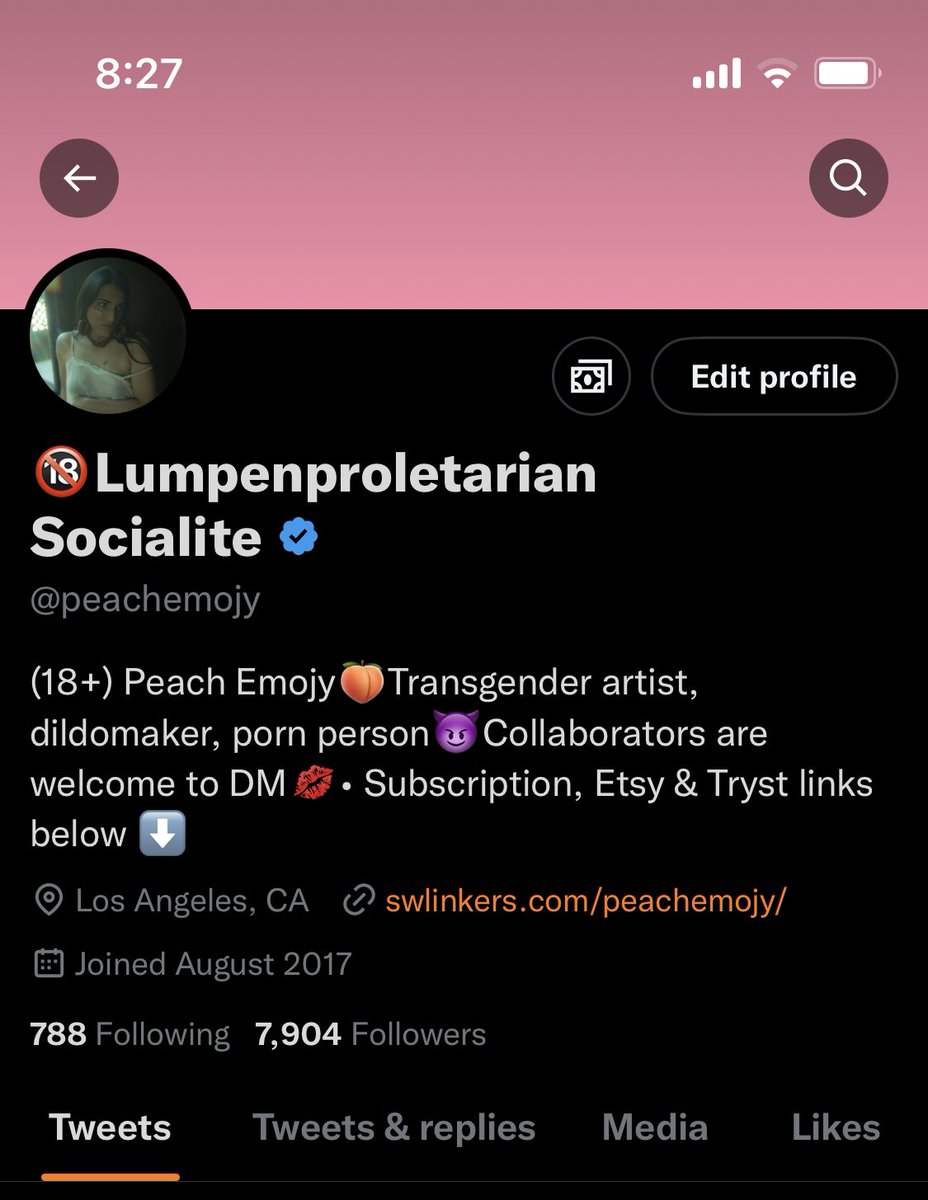 🔞Ceyba Sol☀️ on Twitter: "I’ve changed my name! I chose to start working under the name Peach