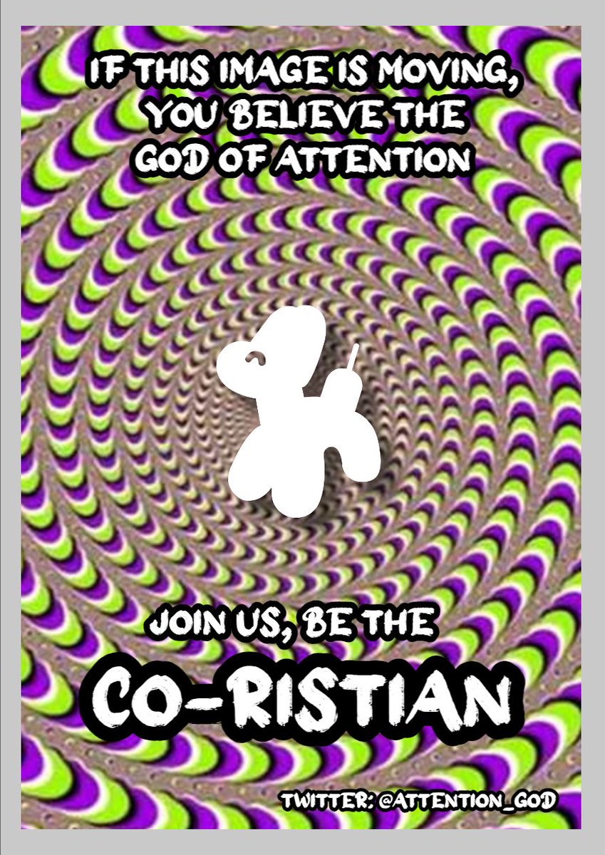 Once Co-ristian,
always Co-ristian 
can you say Co-men?
<a href="/attention_god/">The God of Attention</a>