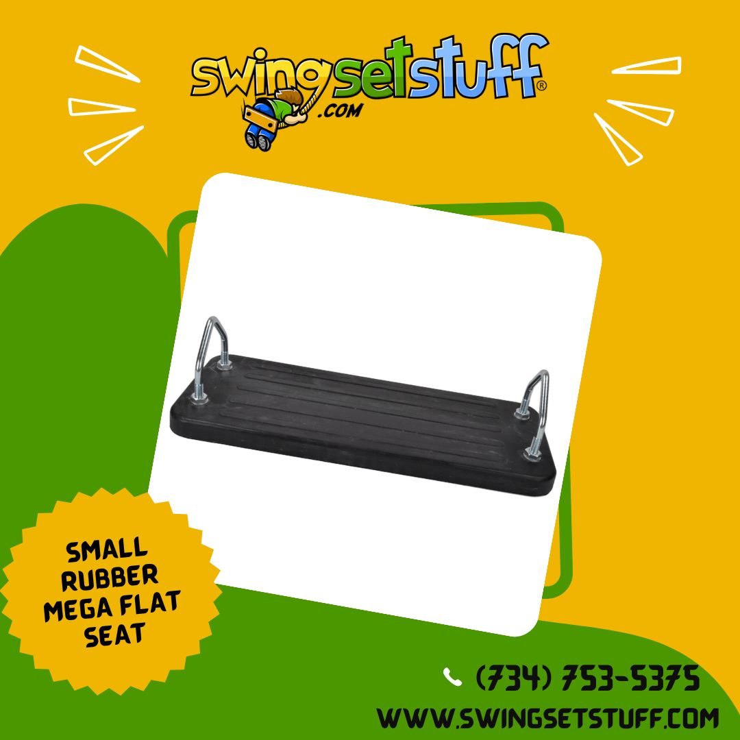 SwingSetStuff's tweet image. The Small Rubber Mega Flat Seat is here! 💡 Upgrade your seating game with this sleek, comfortable, and durable design. Perfect for any space! 

Buy now : bit.ly/40HMULs

#SmallRubberMegaFlatSeat #SeatingUpgrade #InteriorDesignInspiration  #swingset #swingsetstuff