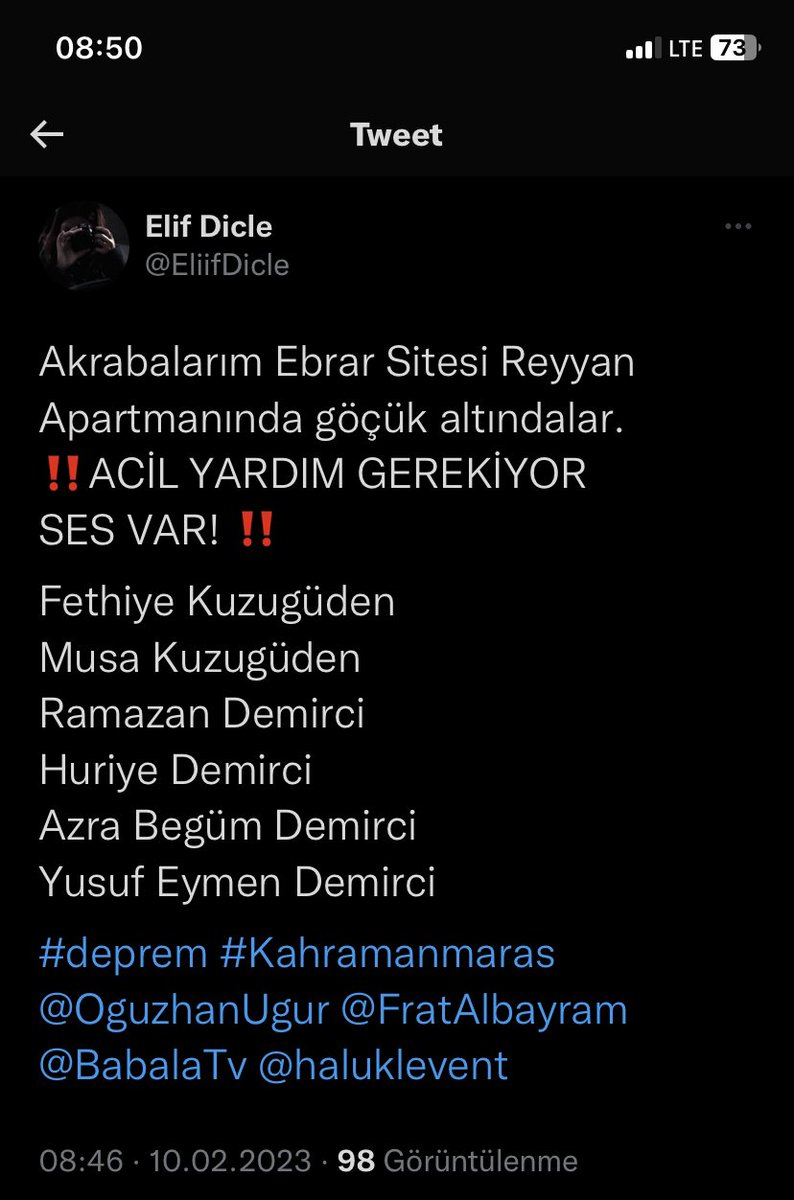 elifdgdvrn7's tweet photo. @OguzhanUgur YAYALIM https://t.co/uk2u6CW5Lx