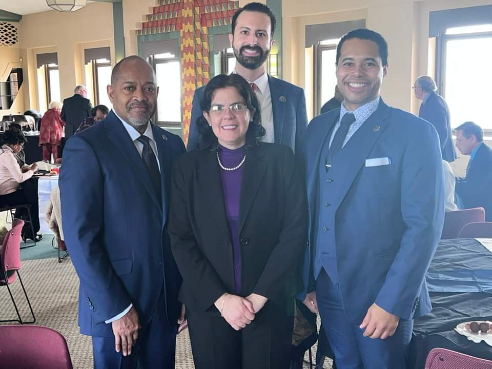 carantosan's tweet photo. During her visit to #Michigan, Cuban Ambassador @lianystr was awarded the Spirit of Detroit. She was also presented with a resolution from the Wayne County Commission demanding an end to the financial and economic blockade of the Cuban People. #CubaIsNotAlone @ArzuagaReyes https://t.co/D7DGFYH2o1