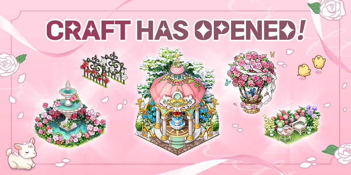 everyfarmglobal's tweet photo. 📢Craft has opened!

How are you enjoying our new system 'Craft'?
We are curious to know which building is your favorite:)

Let's decorate your farm with flowery &amp; fruity stores🌹🌷

What is Craft??
👉https://t.co/4jTiqqkUpT

#EveryFarm #P2EGames #farminggame #P2E #S2E https://t.co/LoLRVL0TPg