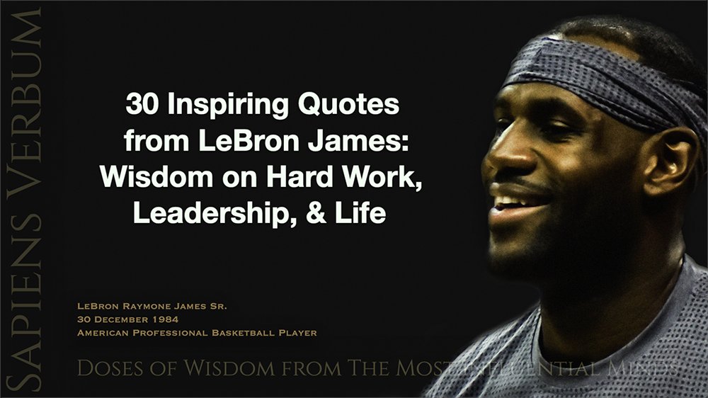 Brace yourselves, basketball fans! Get ready to be motivated by the wisdom of the King. 30 of LeBron James' most inspiring quotes are coming your way in our upcoming video release. #LeBronJames #Motivation #BasketballGreats