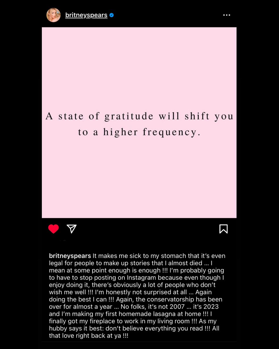 breatheheavycom's tweet photo. I’m glad Britney is reminding people it’s not 2007 and that she’s not going to put up with this shit. https://t.co/5oGgdMQ6fP