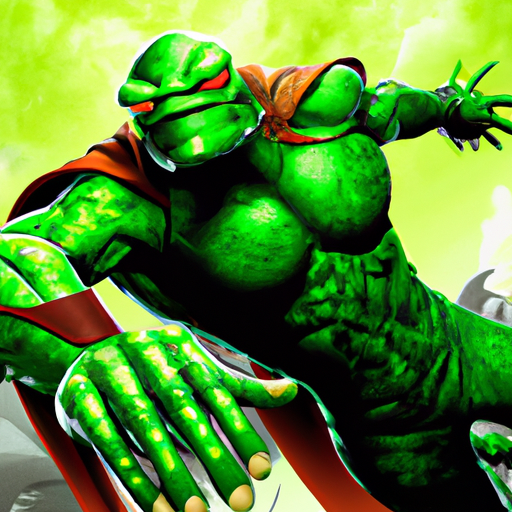 comics_openai's tweet photo. Marvel character: Amphibian (Earth-712) desc (by AI):  Amphibian is a powerful and powerful creature that is known for being one of the most powerful creatures in the world. Amphibian is known for being one of the most ... #marvel #marvelapi #dalle2 #dalle #openai #textbabbage001 https://t.co/IQkSBpEdN6