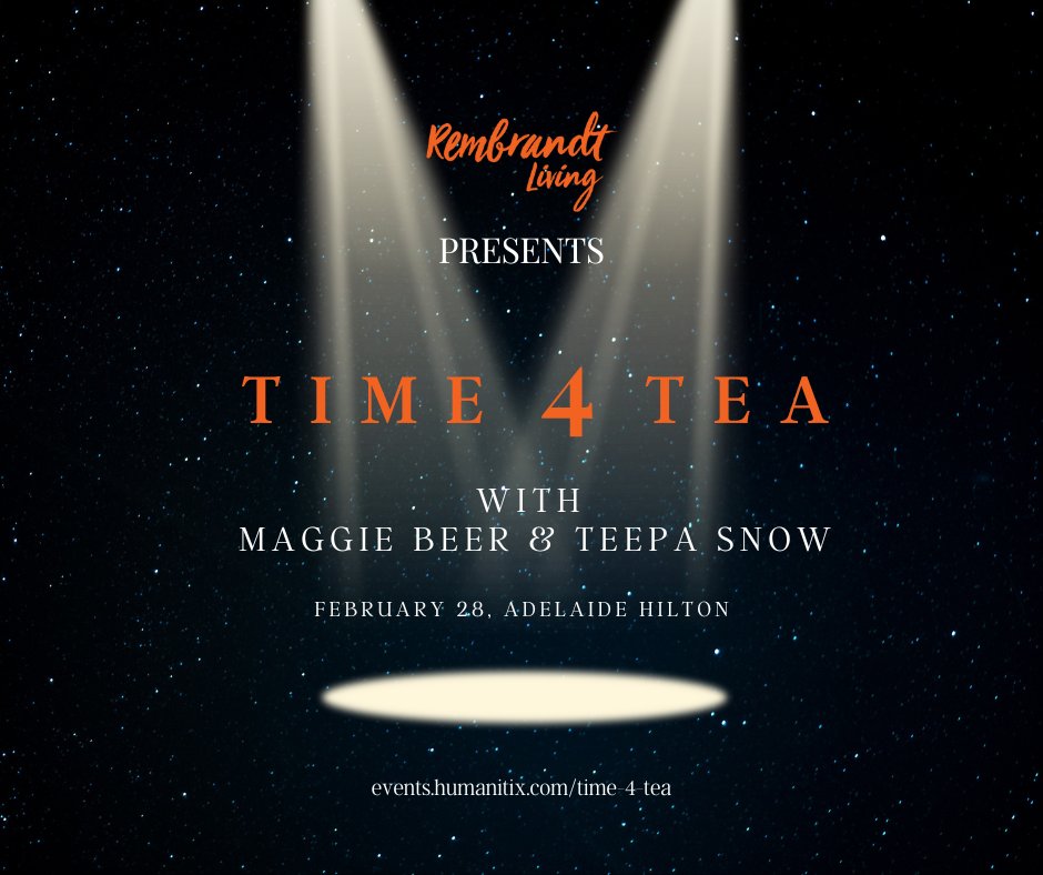 Teepa Snow is about dementia education and Maggie Beer - preparing food that is packed with flavour and nutritional value. More info and to Register - here bit.ly/3XBgUX4