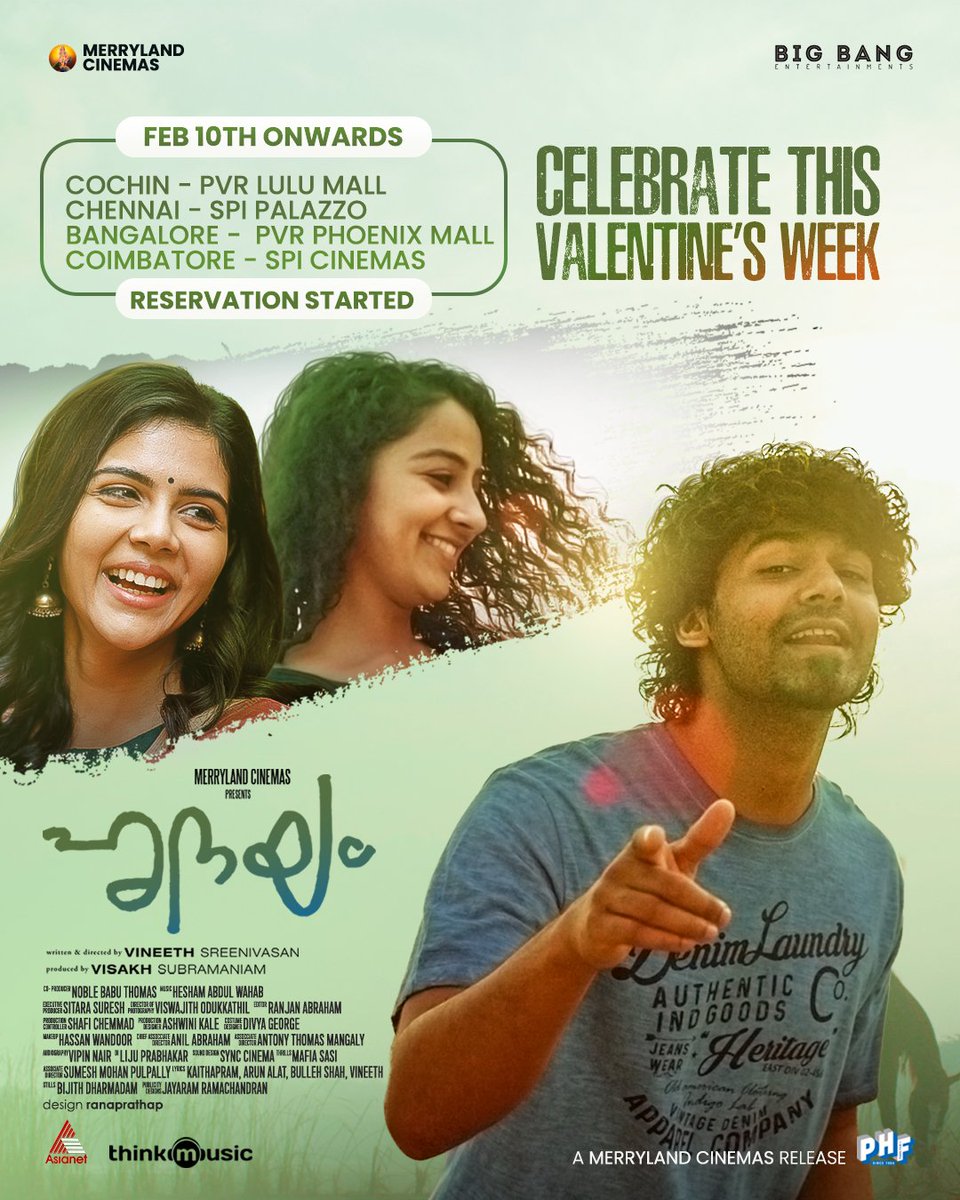 Celebrate Valentine's week reliving the heart-warming experience, all over again! 💕

#Hridayam