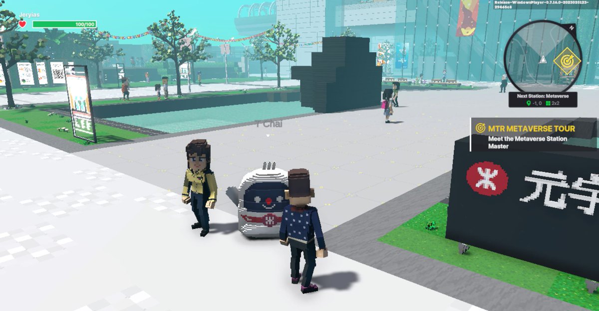 NFTwizrard's tweet photo. @TheSandboxGame I found the Delivery Robot in Next Station: Metaverse! 🚉 #LunarNewYearTSB https://t.co/8vjJmN0V6B