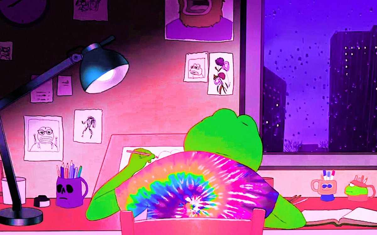 shcshitpost's tweet photo. Feels chill man...

Chillin' with Pepe (lo-fi &amp; chill-hop beats to study and praise Kek to) https://t.co/uQ01opWRch #chillhop #lofi #relax #pepe #lore #music #chill #foryoupage #comfy #cosy #lofihiphop #jazz https://t.co/amQJwxJBZN