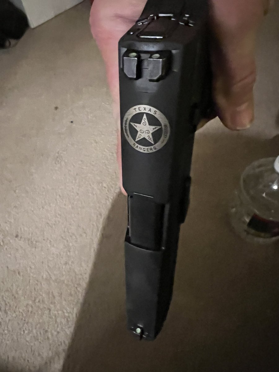 LaramieRamJay's tweet photo. Also got my new Lmtd Ed. Sig Sauer P320 Texas Rangers commemorative firearm. #2A #2AShallNotBeInfringed #nramember #gayswithguns #sigsauerp320 #gayrepublican https://t.co/QYLOObR2Jc