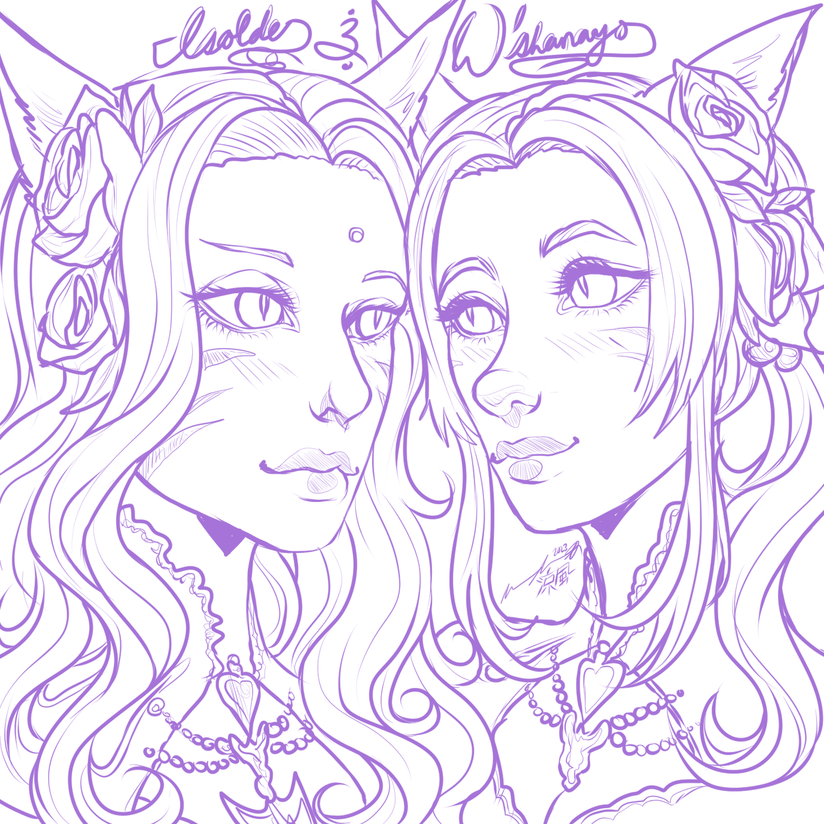 MizunoSuzuka's tweet photo. I am about to dump SO many sketches from the last two nights. Thank you again to #ClubCosmos and #Clubignition @DiamondDE_FFXIV for allowing me to draw up all these beautiful creatures <3 (1/?) https://t.co/pOB5imLg19
