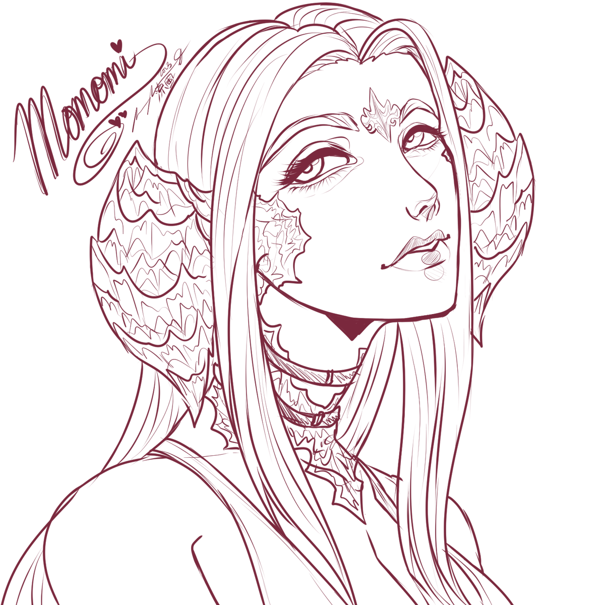 MizunoSuzuka's tweet photo. I am about to dump SO many sketches from the last two nights. Thank you again to #ClubCosmos and #Clubignition @DiamondDE_FFXIV for allowing me to draw up all these beautiful creatures <3 (1/?) https://t.co/pOB5imLg19