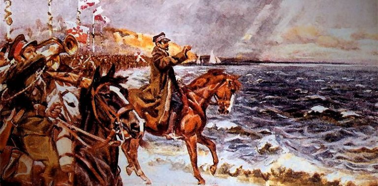 10 lutego 1920 r. - w Pucku odbyły się symboliczne zaślubiny Polski z Bałtykiem; gen. Józef Haller wrzucił w fale pierścień – symbol odzyskania dostępu do morza.

#Historia #10lutego #JózefHaller