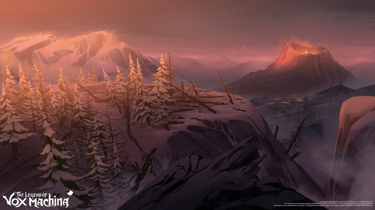 And the final BG paint shots on Pyrah! There was quite of bit of finish that comp did to really sell the smoke. Always fun to do two times of day on shots. #TheLegendOfVoxMachina #LVMCrew