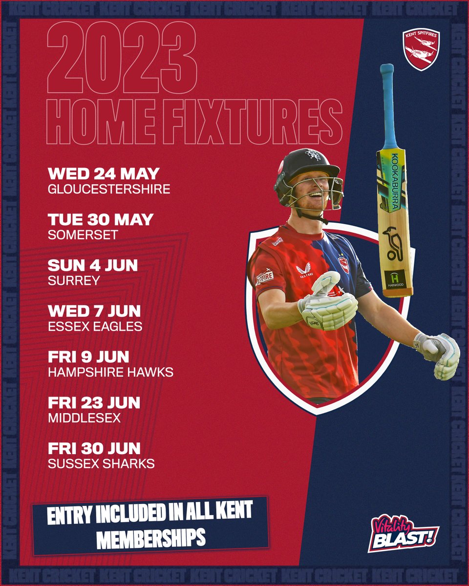 KentCricket's tweet photo. It's not long until #BlastIsBack at Fortress Canterbury 🏰

🎫 : https://t.co/dqPXpCQTKB https://t.co/fUbqtlQU3n