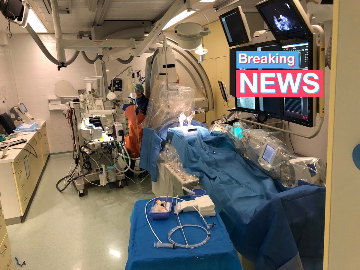 AtsushiSssugi's tweet photo. We are early birds 🦅 
Jim 2023, live transmission from Bonn💪 tricuspid x2, mitral x1. https://t.co/Le2fVSXDV0