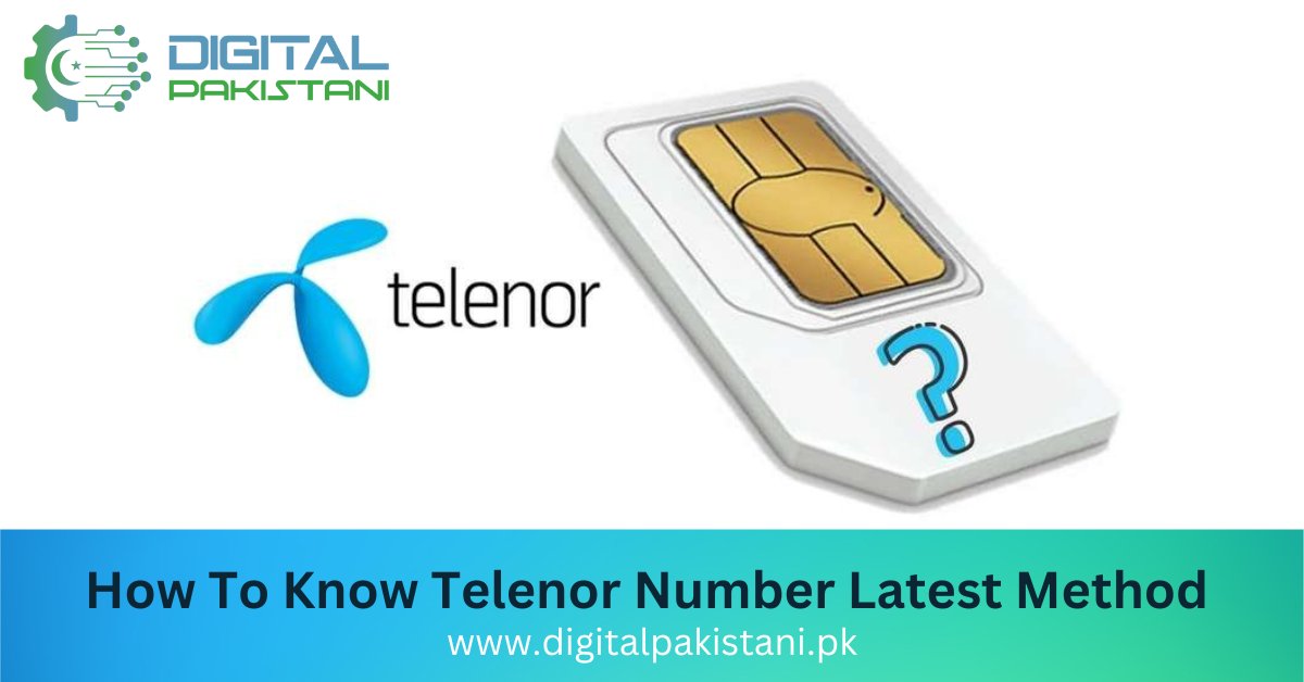 DigiPakistani's tweet image. How To know Telenor Number | Check Your Own Sim Number In 2023 Telenor 

We offeres you to How to know Telenor Number. There are three official methods to check your Telenor SIM number.
#digitalpakistani
#howtoknow
#Telenor
#telenornumber
#details

Visit: digitalpakistani.pk/how-to-know-te…