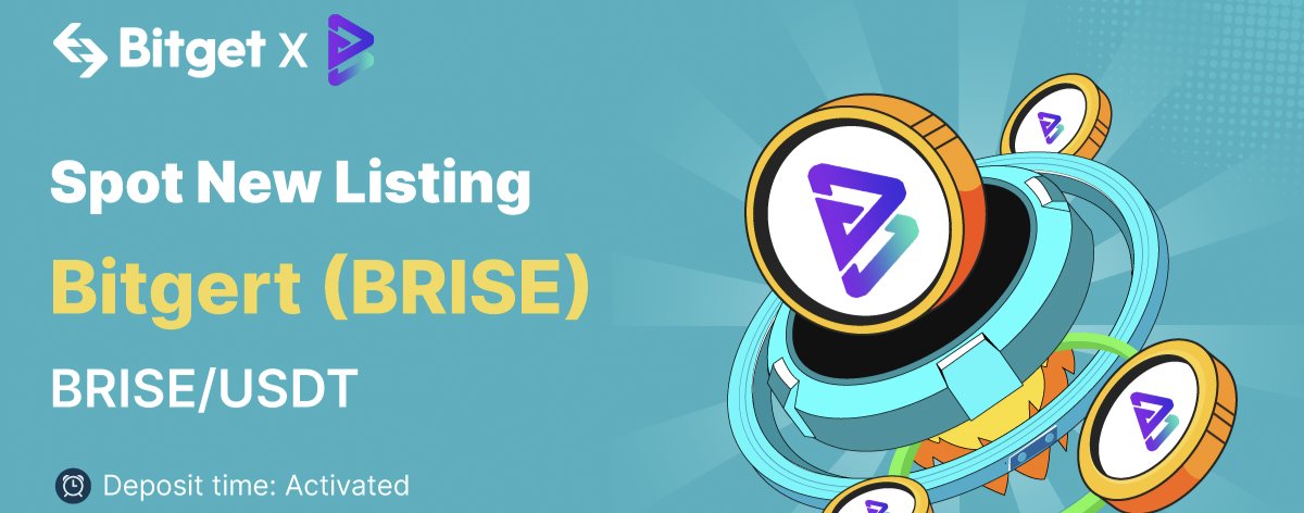 ⚡Announcement:

#Bitget will list $BRISE/USDT trading pair on Feb 10th in #PublicChain Zone.