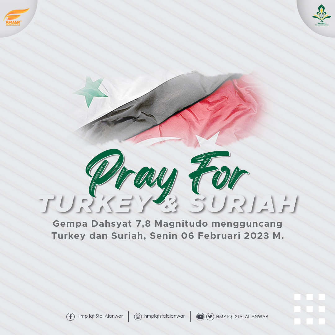 IqtHmp's tweet photo. Pry For Turkey &amp; Suriah
.
.
.
Jangan Lupa Follow &amp; Like
@hmpiqtstaialanwar
----------------------
#hmpiqtstaialanwar
#staialanwar
#PrayForTurkeyandsuriah https://t.co/gFKmIOooUd