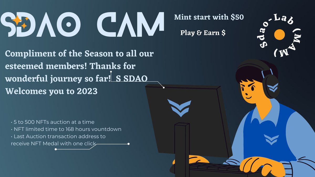 Exciting new games and partnerships on <a href="/SDAO_Lab/">SDAO LAB</a> earn airdrop rewards and increase the value of your SDAO holdings.

🚀🚀🚀