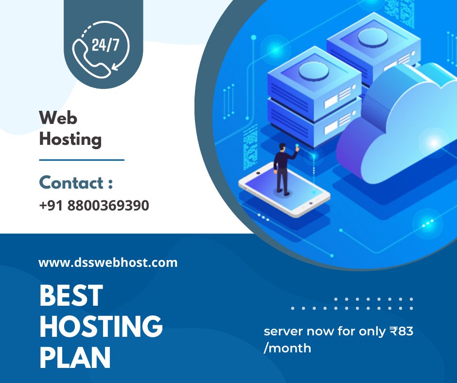 dsswebhost's tweet image. Choose best hosting plans from #dsswebhoat

Visit our site:- bit.ly/3neypgu
Contact US:- +91 8800369390

#hostingservice #hostingsolutions #webhosting #webhostingtalk #webhostingindia #webhostingcompany #webhostingservices #webhostingprovider #webhostingprovider