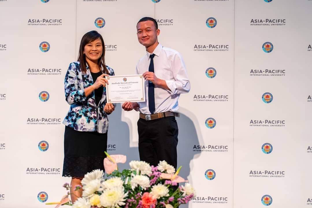 karen_kecd's tweet photo. Congratulations to former K-GED students, Saw Say Eh Hser (Year 1) and Naw Tamular Paw (Year 2) for Academic Excellence Awards from the Asia-Pacific International University.
An example for all future K-GED students who will finish this year!
Photo: APIU
#KGED
#KECD https://t.co/LVxRyYCtnM