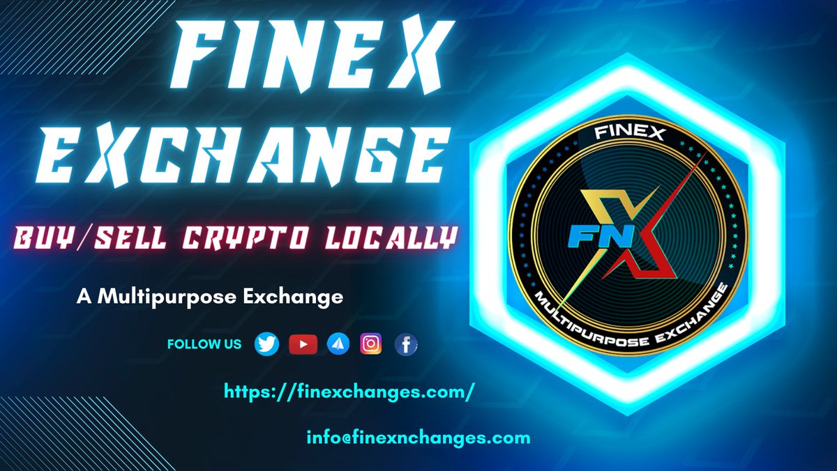 FinexExchange's tweet photo. A Multipurpose Exchange https://t.co/bb2sjDcmU5