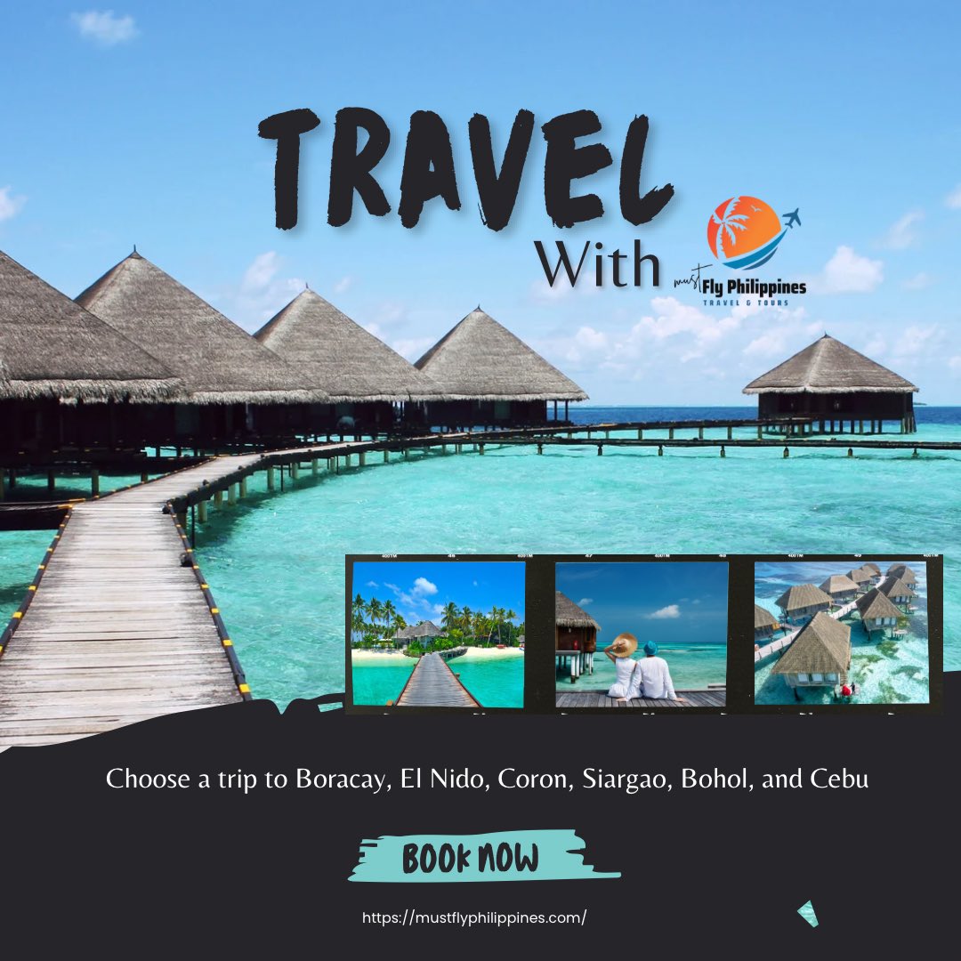 MustFlyPH's tweet photo. We offer convenient and affordable travel deals to those who want to see the Philippines’ most beautiful places. 

Explore the world when you travel on tours to any of our adventure destinations: Boracay, El Nido, Coron, Siargao, Bohol and Cebu. 

#MustFlyPhilippines https://t.co/kxEgsTrGLI