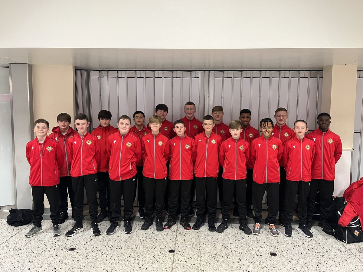 U13s all checked in. Dubai here we come😎☀️⚽️🇦🇪