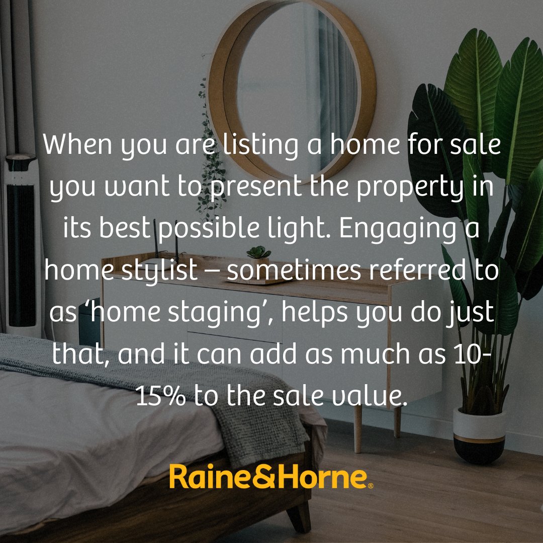 RHRockingham's tweet image. Article: Should I hire a stylist when I sell my home?