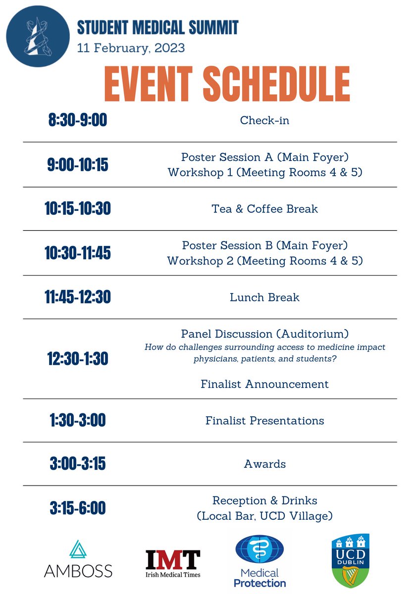 #SMS2023 is TOMORROW in UCD Village! Register here studentmedicalsummit.org/product-page/a…