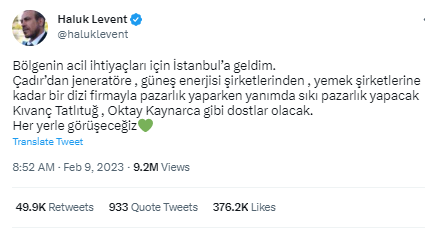sans_atout's tweet photo. @hasanise @haluklevent @OguzhanUgur @Alkolsuz_Zemzem 
milyon takipçili influencer'ların aşağıdaki tweet'i koyup "yazıklar olsun, gönderdiğimiz paralar büyük şirketlerin cebine mi gidecek, çok üzücü çok" dediğini okudum.
 sorsan kendi tek kuruş bişi yapmamıştır. 
akıl tutulması. https://t.co/AGr4R3A7BQ