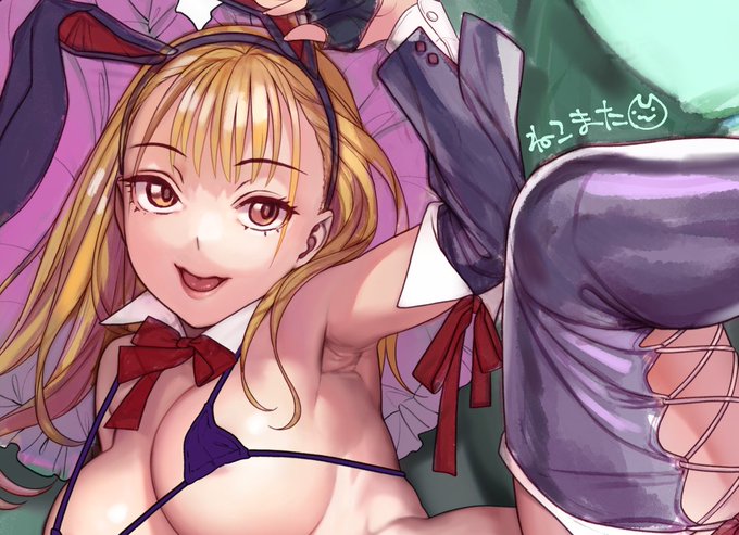 Pixivリクエストのバニーちゃん絵進捗 